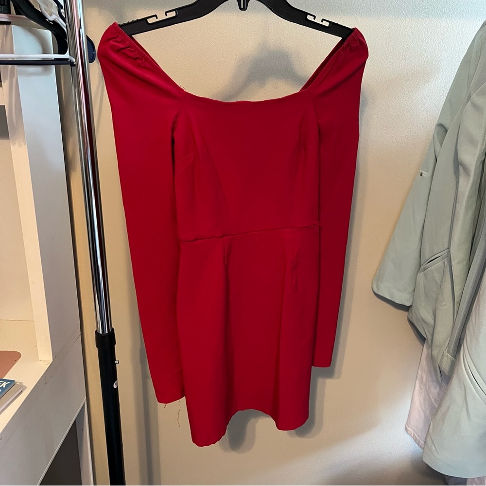Red dress